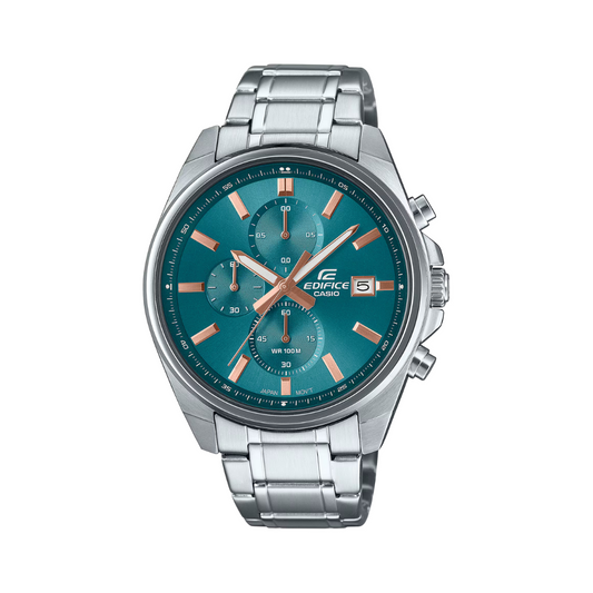 Reloj Análogo Deportivo Plateado de Hombre