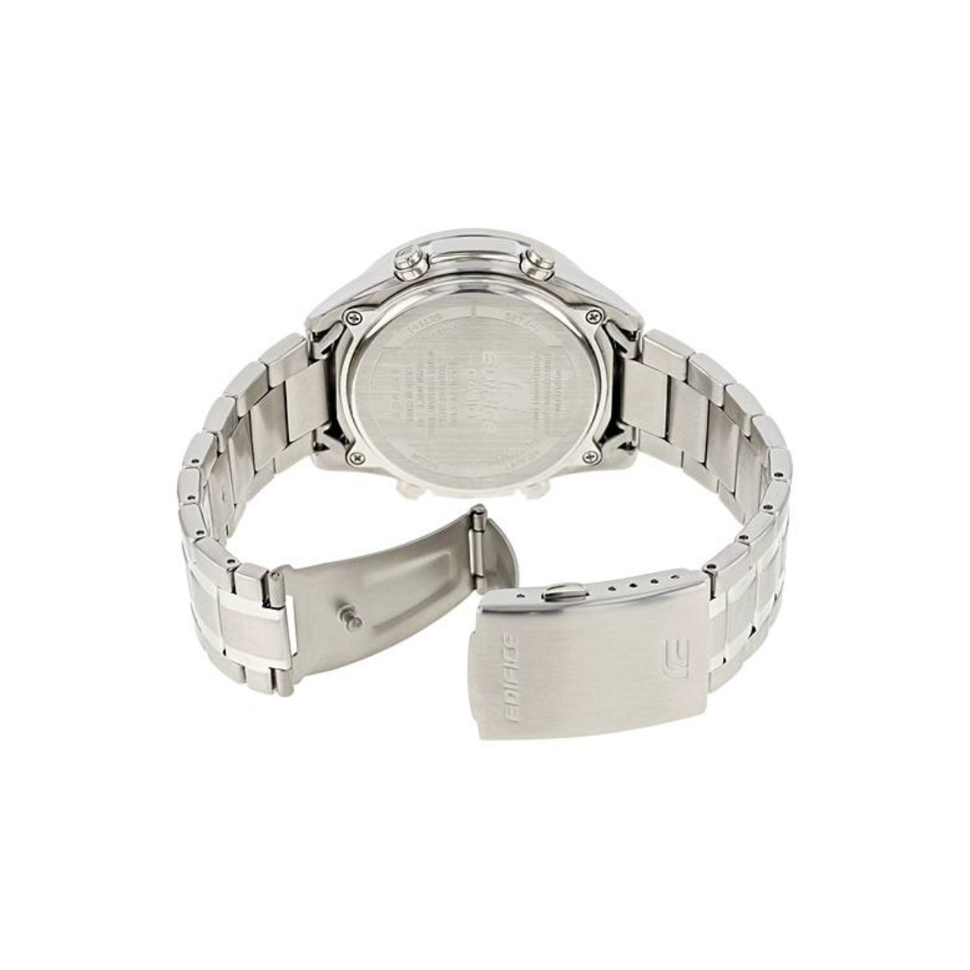 Reloj Análogo-Digital Sport Plateado de Hombre