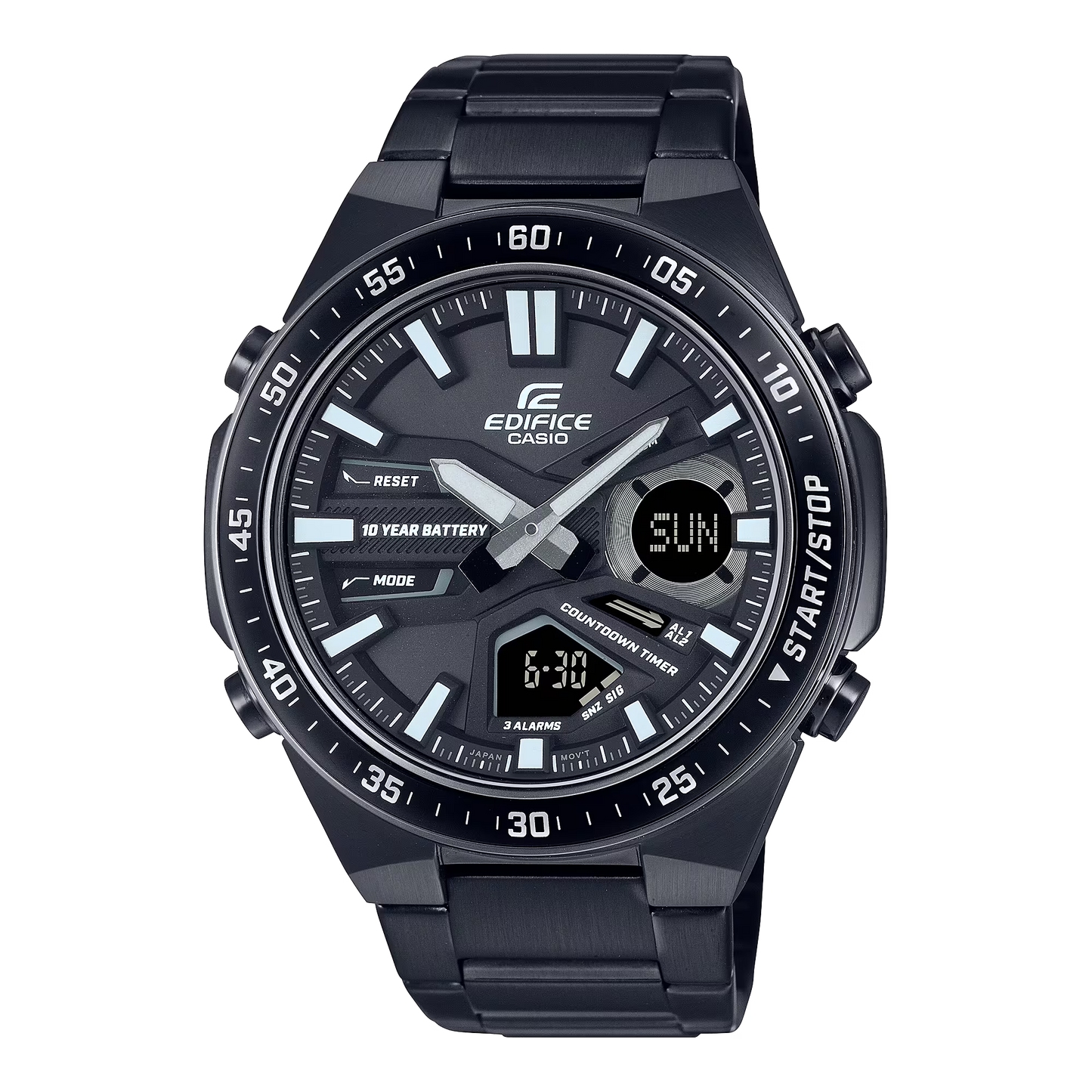 Reloj Análogo-Digital Sport Negro de Hombre