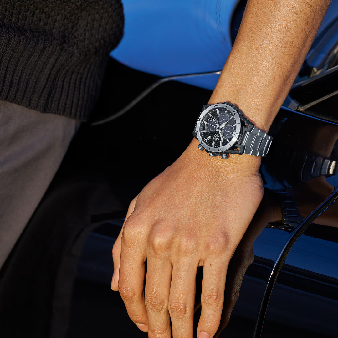 Reloj Análogo Digital Sport Plateado de Hombre