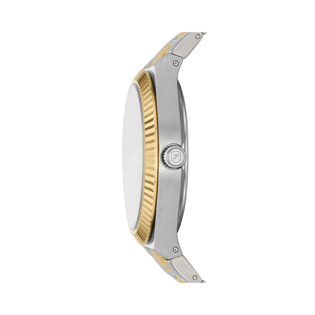 Reloj Análogo Luxury Plateado de Mujer