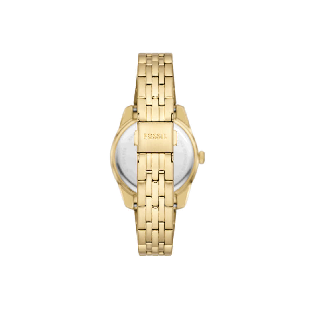 Reloj Análogo Luxury Dorado de Mujer