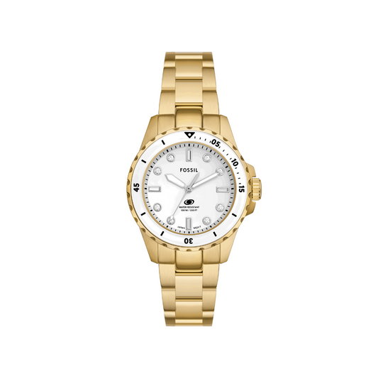 Reloj Análogo Luxury Dorado de Mujer