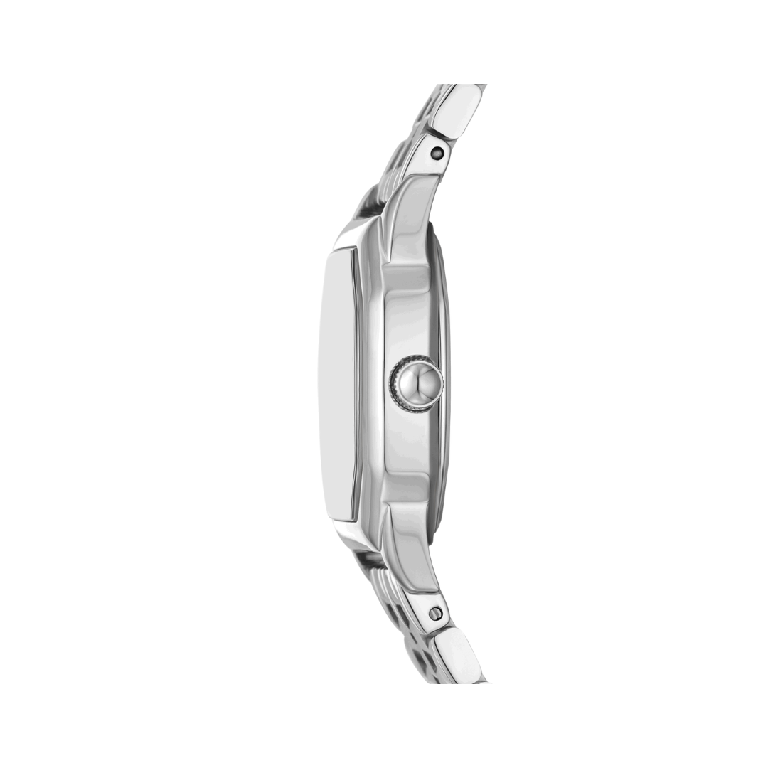 Reloj Análogo Luxury Plateado de Mujer