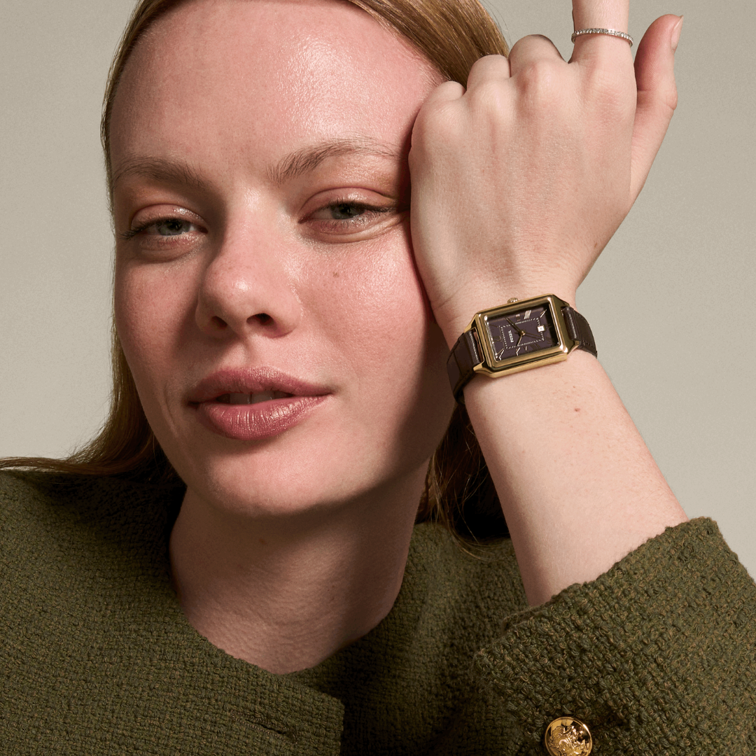 Reloj Análogo Luxury Dorado de Mujer