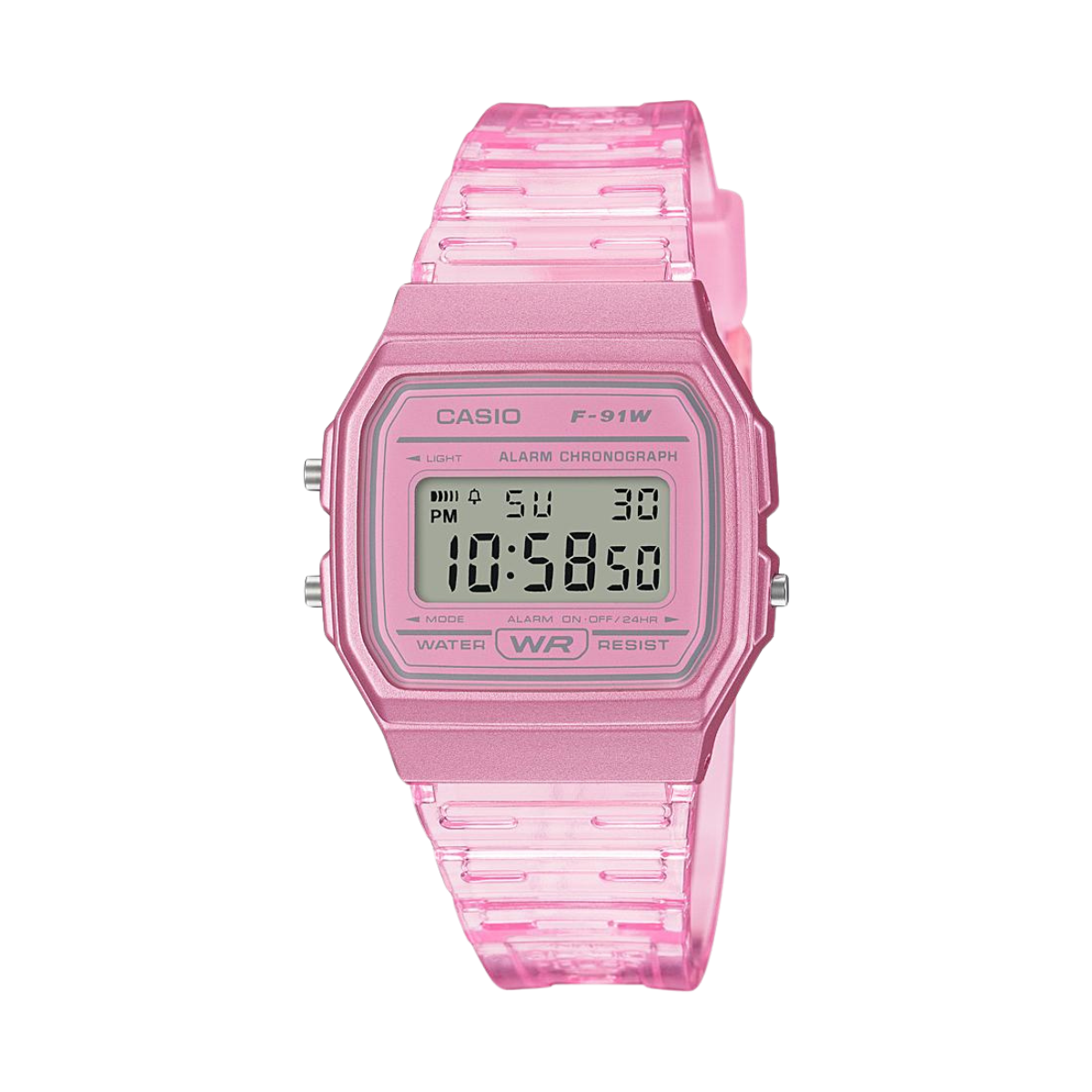 Reloj Digital Vintage Rosado de Mujer