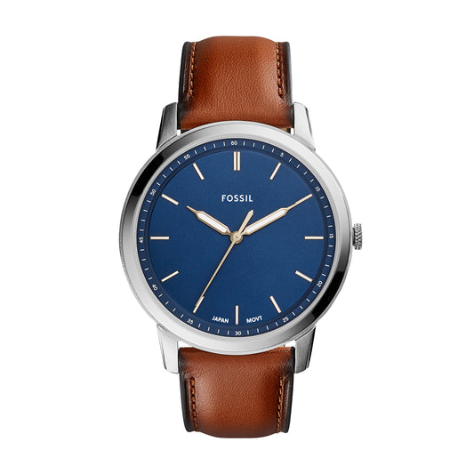 Reloj Análogo Minimalist Casual Plateado de Hombre