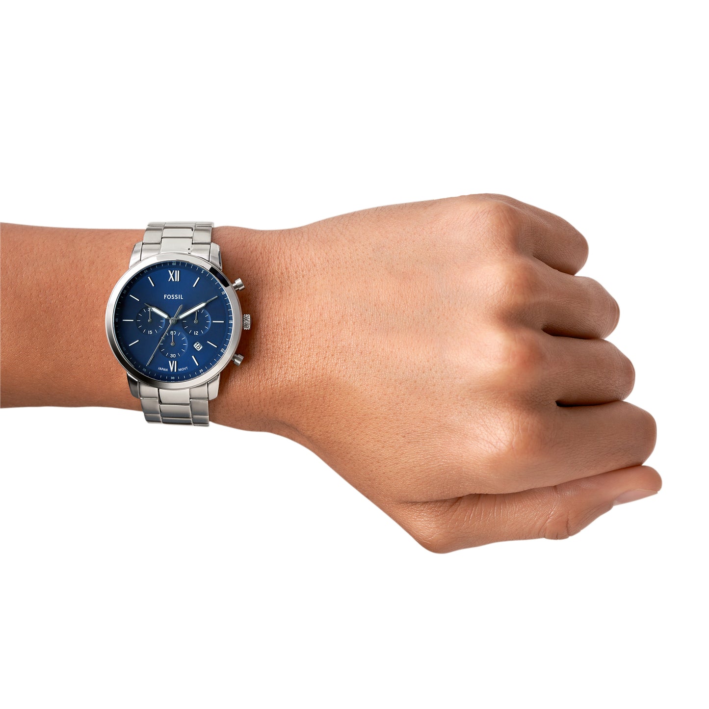 Reloj Análogo Neutra Ejecutivo Plateado de Hombre