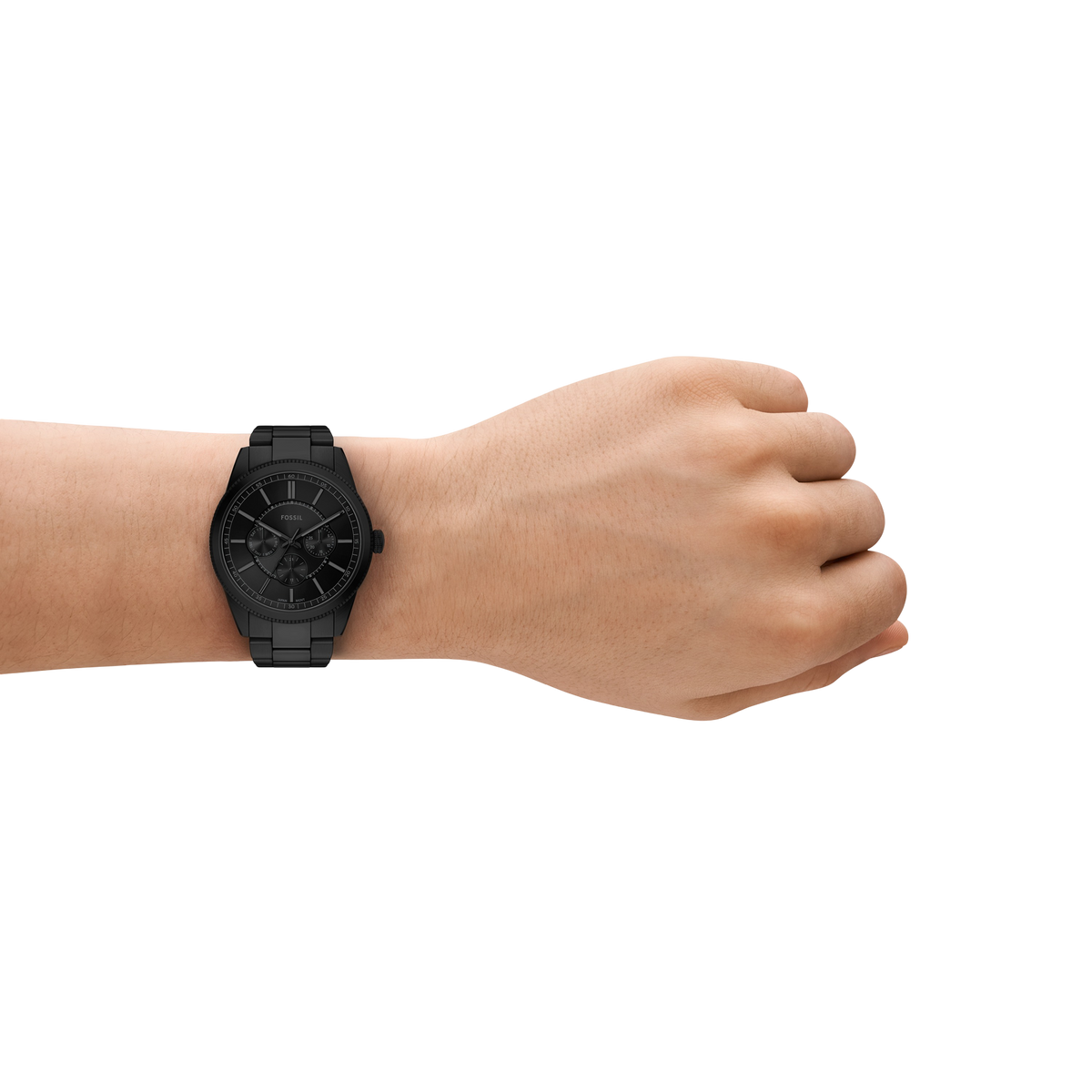 Reloj Análogo Multifunción De Hombre Fossil Pearson Negro