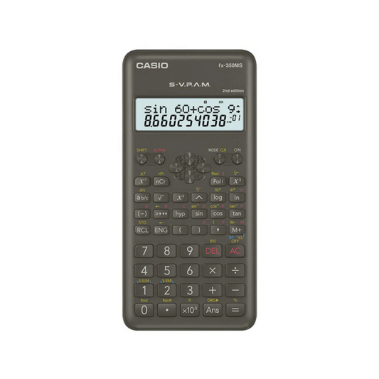 Calculadora Científica Estandar Negra fx-350MS-2