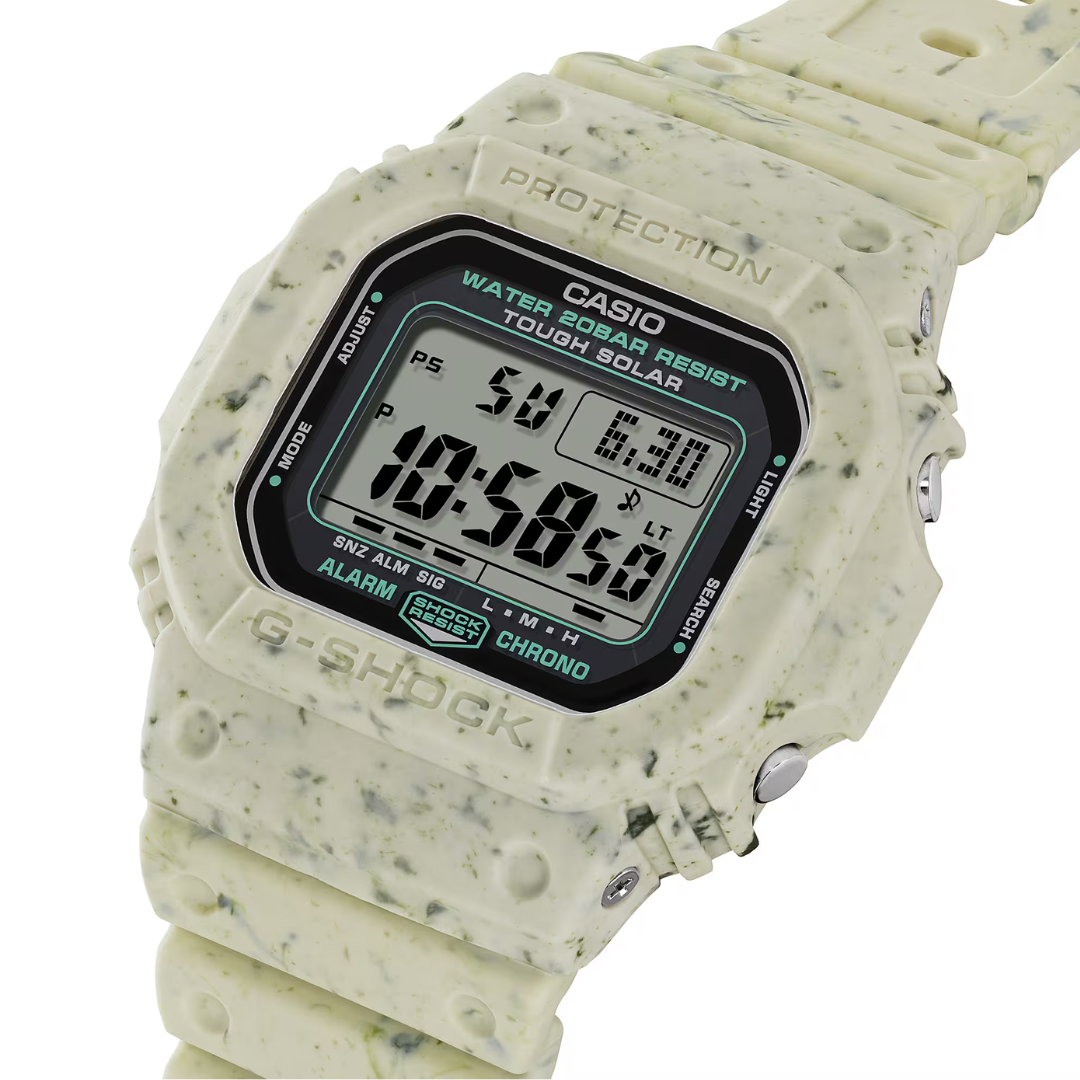 Reloj Digital Casual Crema de Hombre