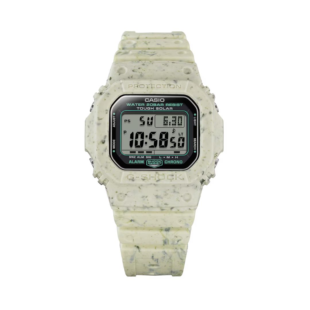 Reloj Digital Casual Crema de Hombre
