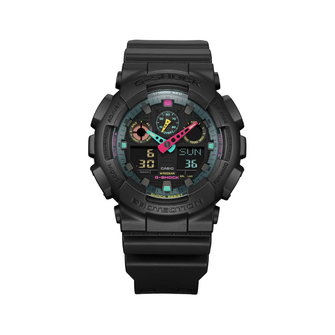 Reloj Análogo Digital Casual Negro de Hombre