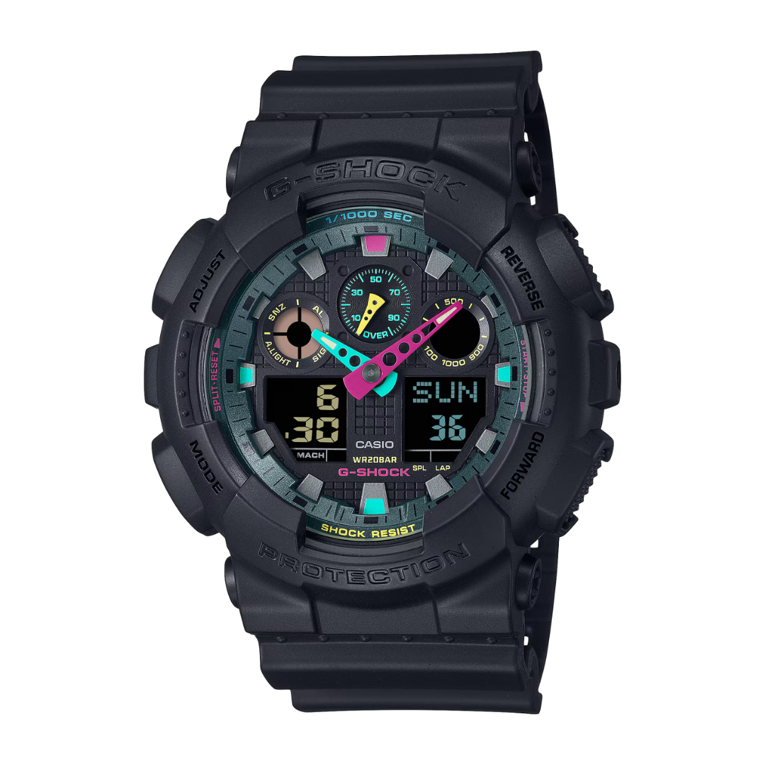 Reloj Análogo Digital Casual Negro de Hombre