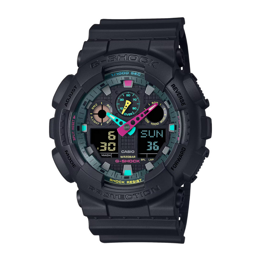 Reloj Análogo Digital Casual Negro de Hombre