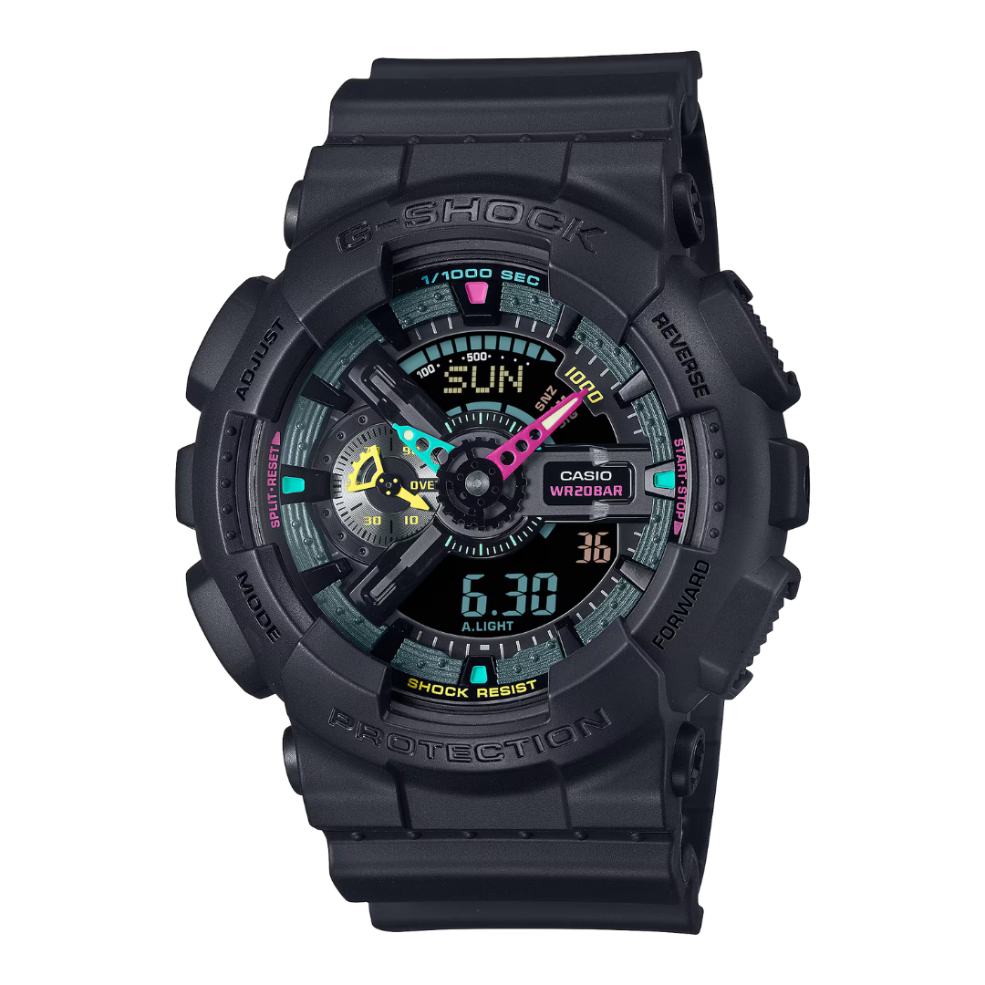 Reloj Análogo Digital Casual Negro de Hombre