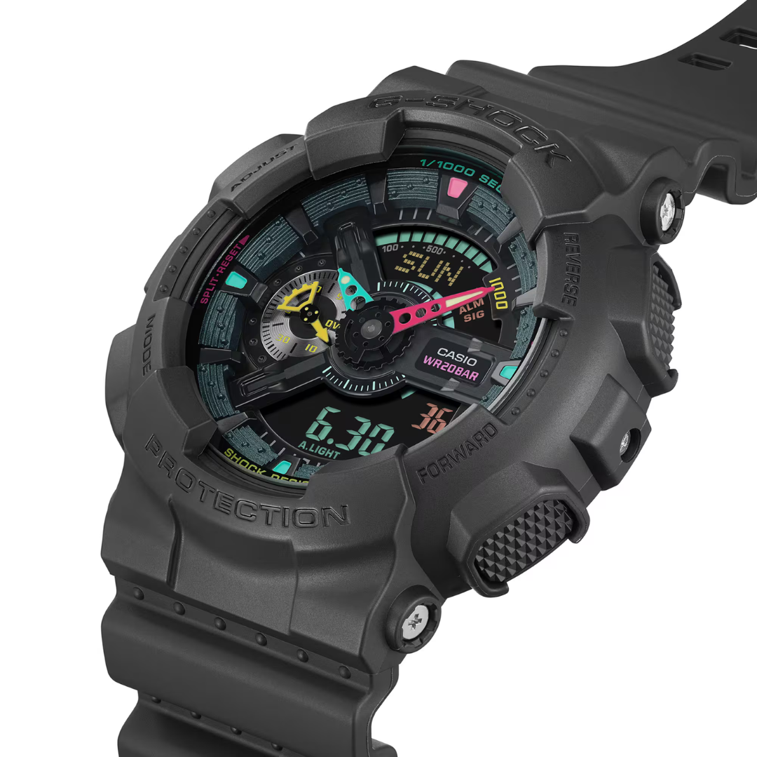 Reloj Análogo Digital Casual Negro de Hombre