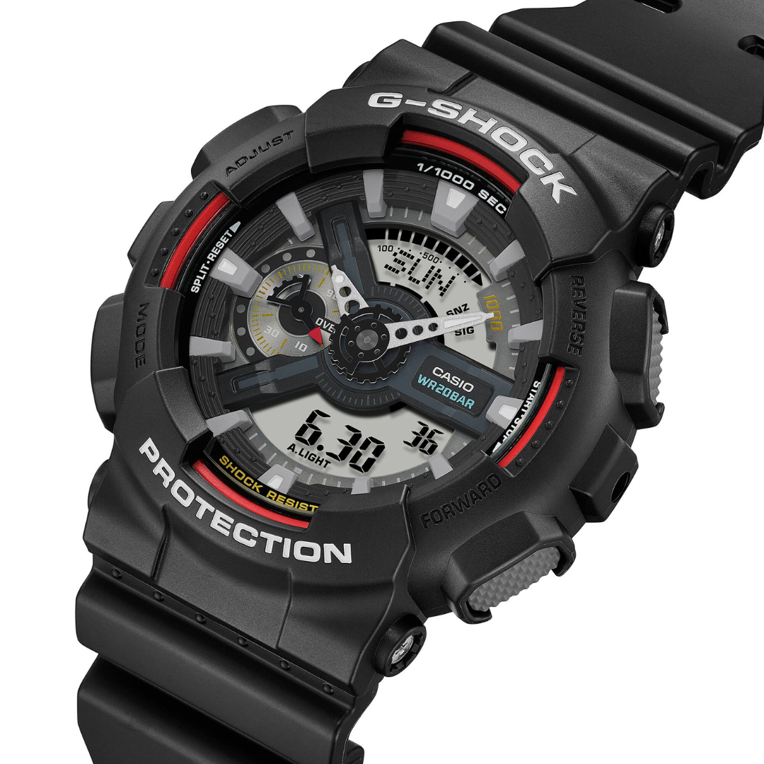 Reloj Análogo Digital Casual Negro de Hombre