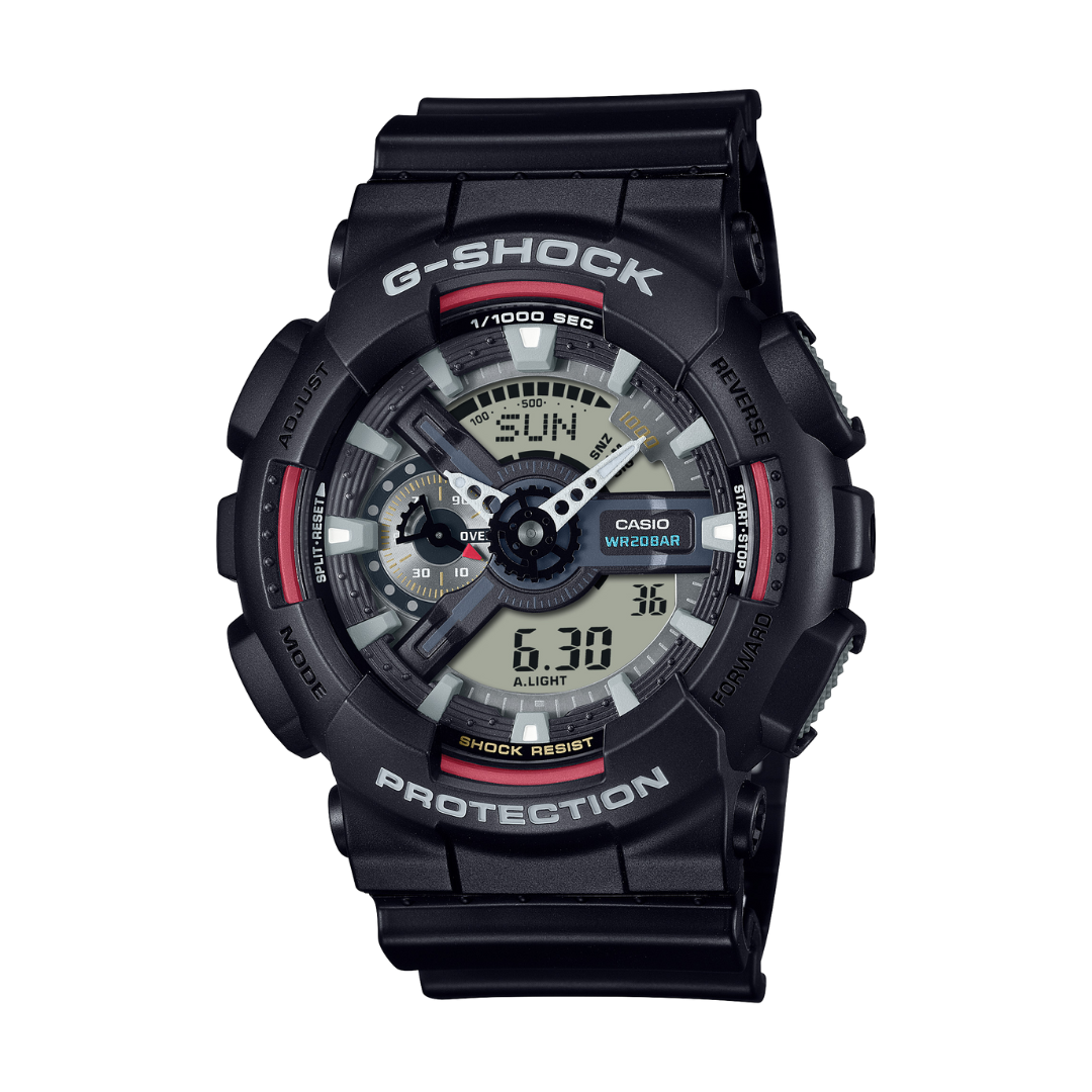 Reloj Análogo Digital Casual Negro de Hombre
