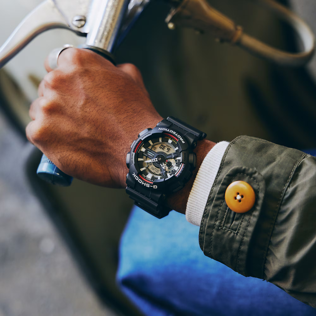 Reloj Análogo Digital Casual Negro de Hombre