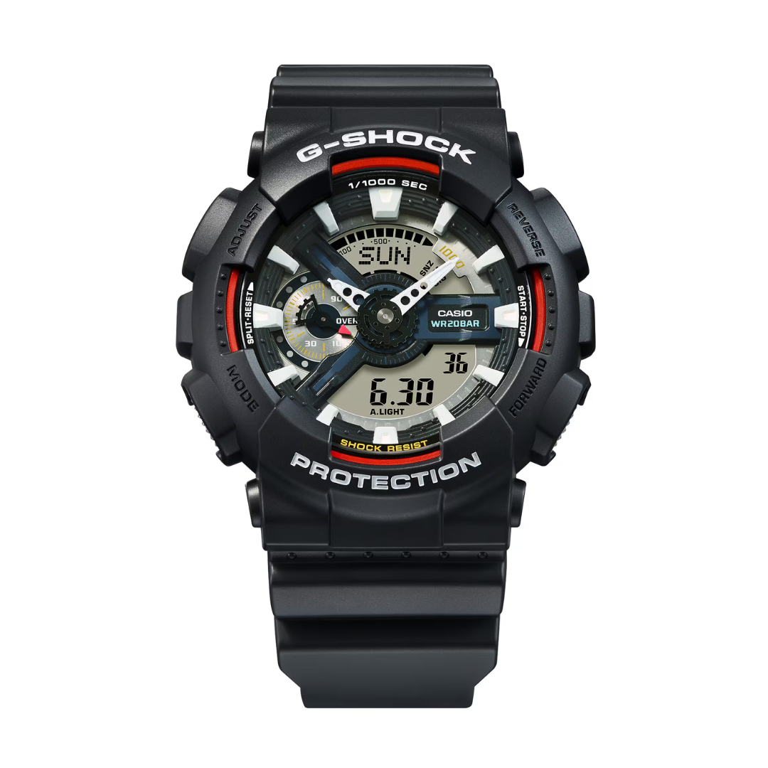 Reloj Análogo Digital Casual Negro de Hombre
