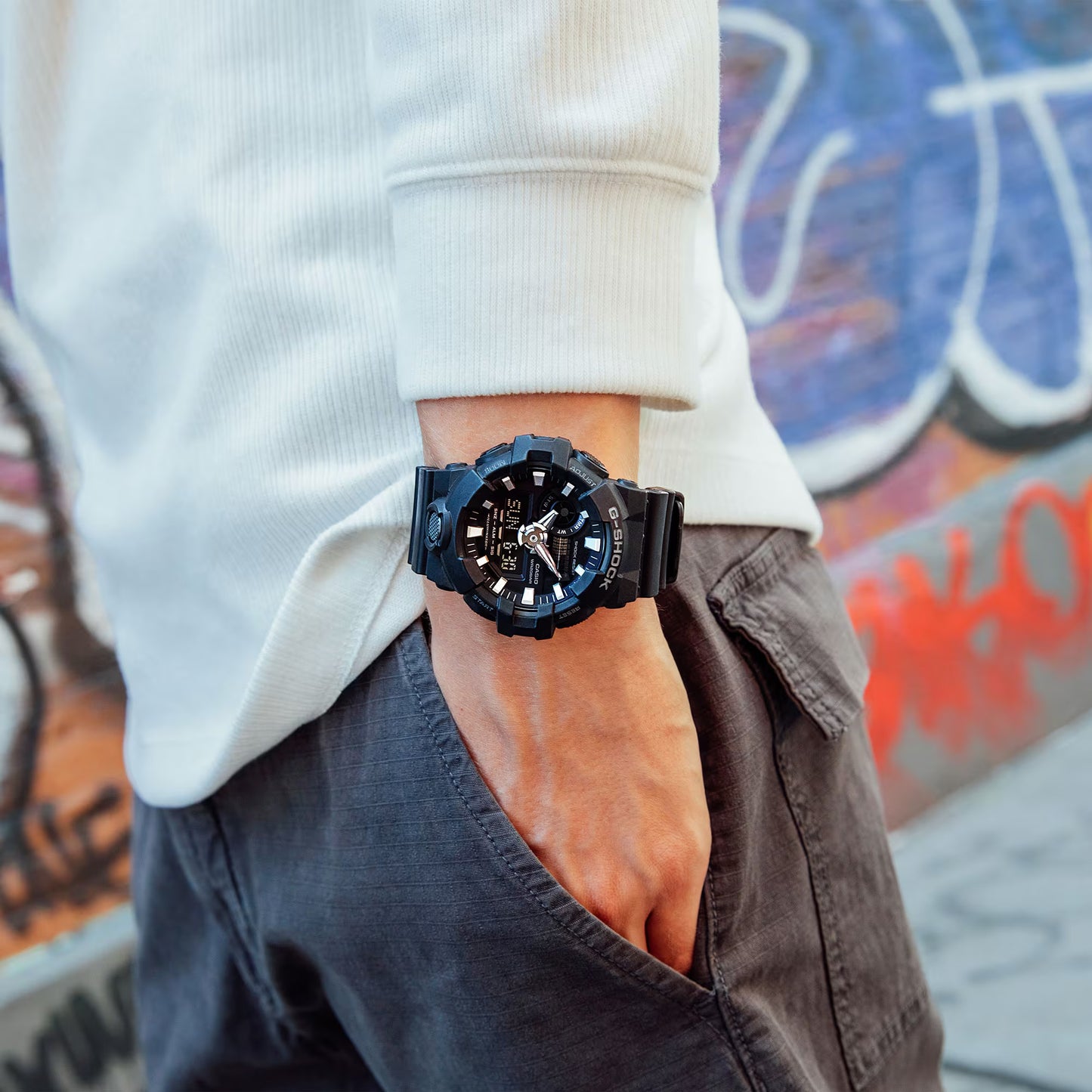 Reloj Análogo-Digital Classic Sport Negro de Hombre