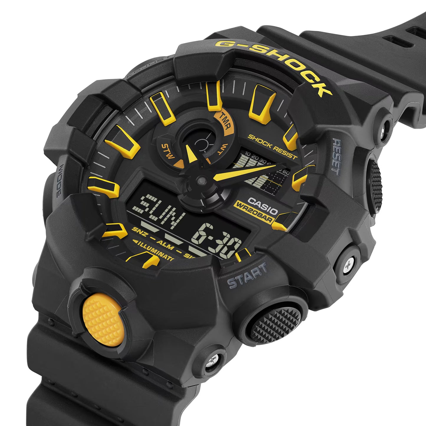 Reloj Análogo-Digital Classic Serie Caution Sport Negro de Hombre