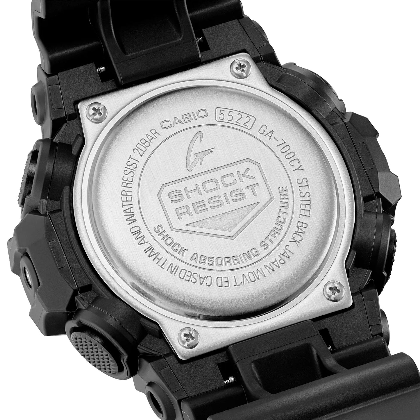 Reloj Análogo-Digital Classic Serie Caution Sport Negro de Hombre