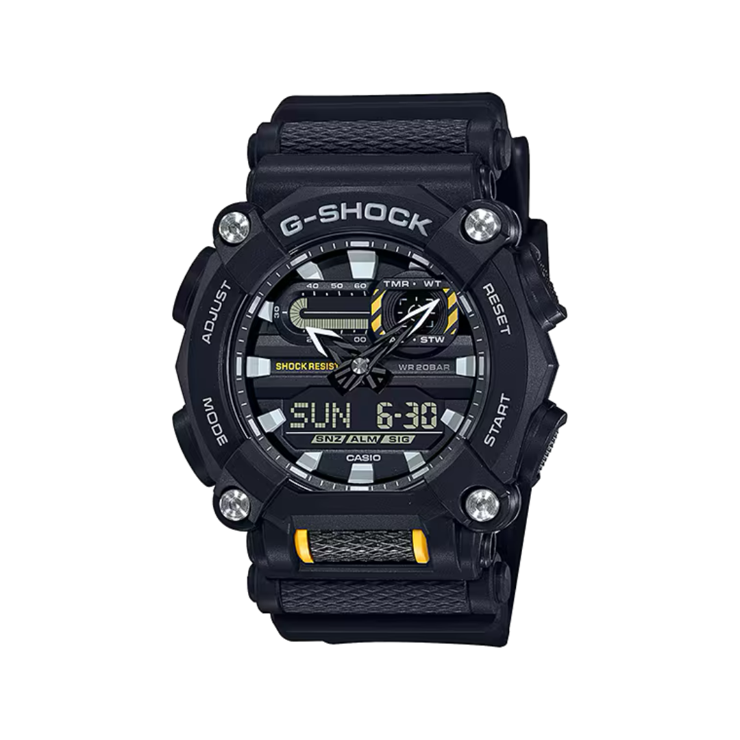 Reloj Análogo-Digital Casual Negro de Hombre
