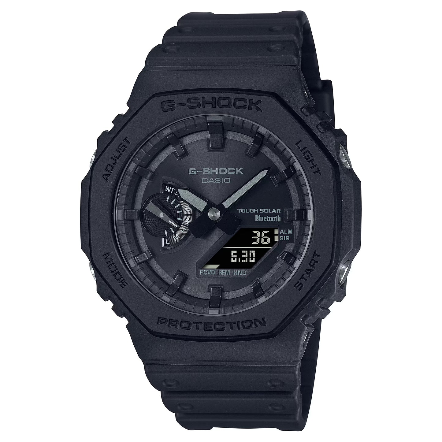 Reloj Análogo-Digital Octagon Carbon Core Casual Negro de Hombre