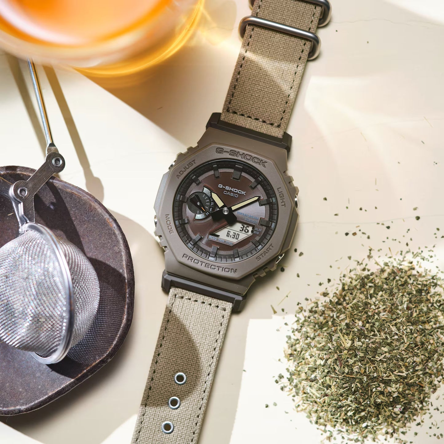 Reloj Análogo-Digital Juvenil Crema de Hombre