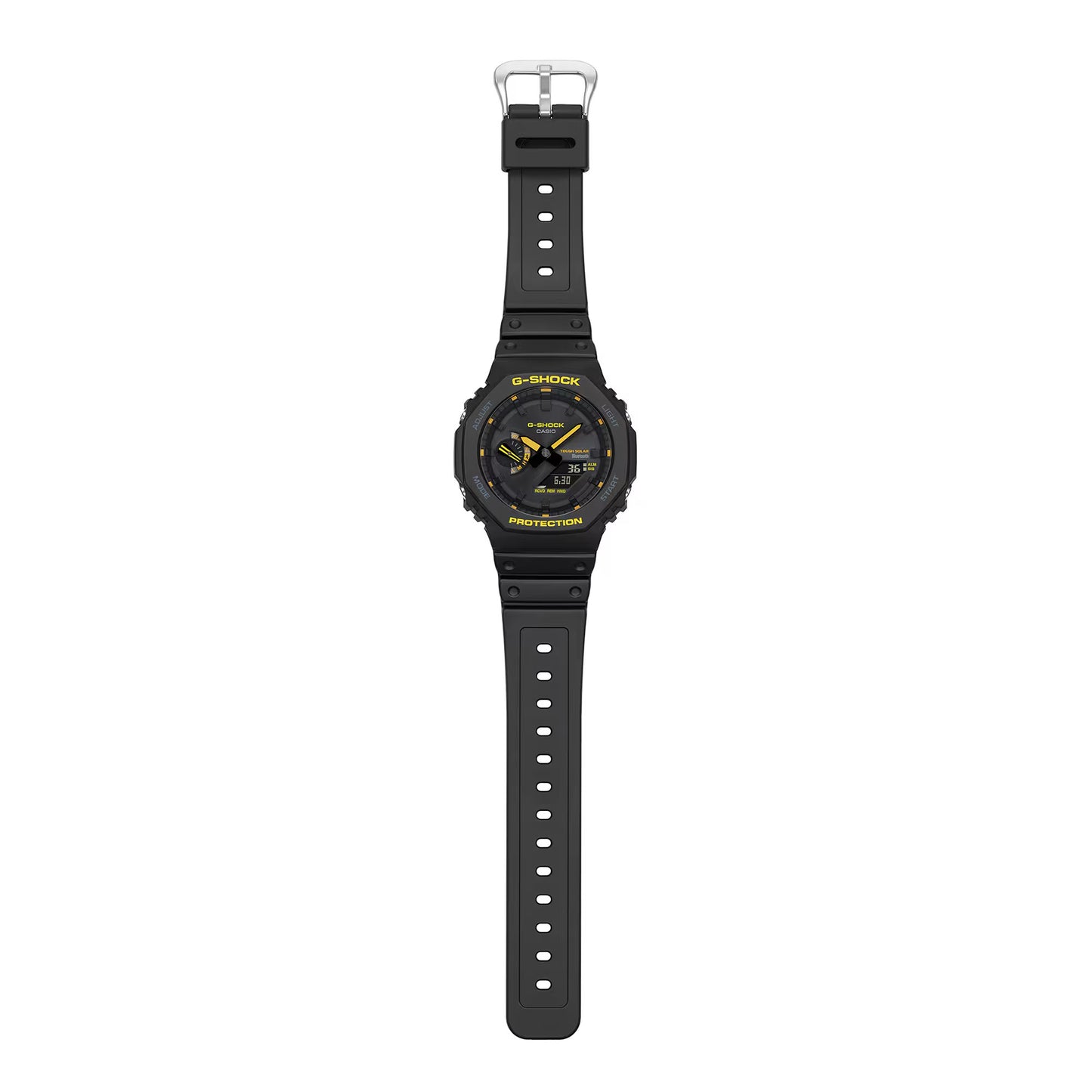 Reloj Análogo-Digital Octagon Carbon Core Serie Caution Juvenil Negro de Hombre