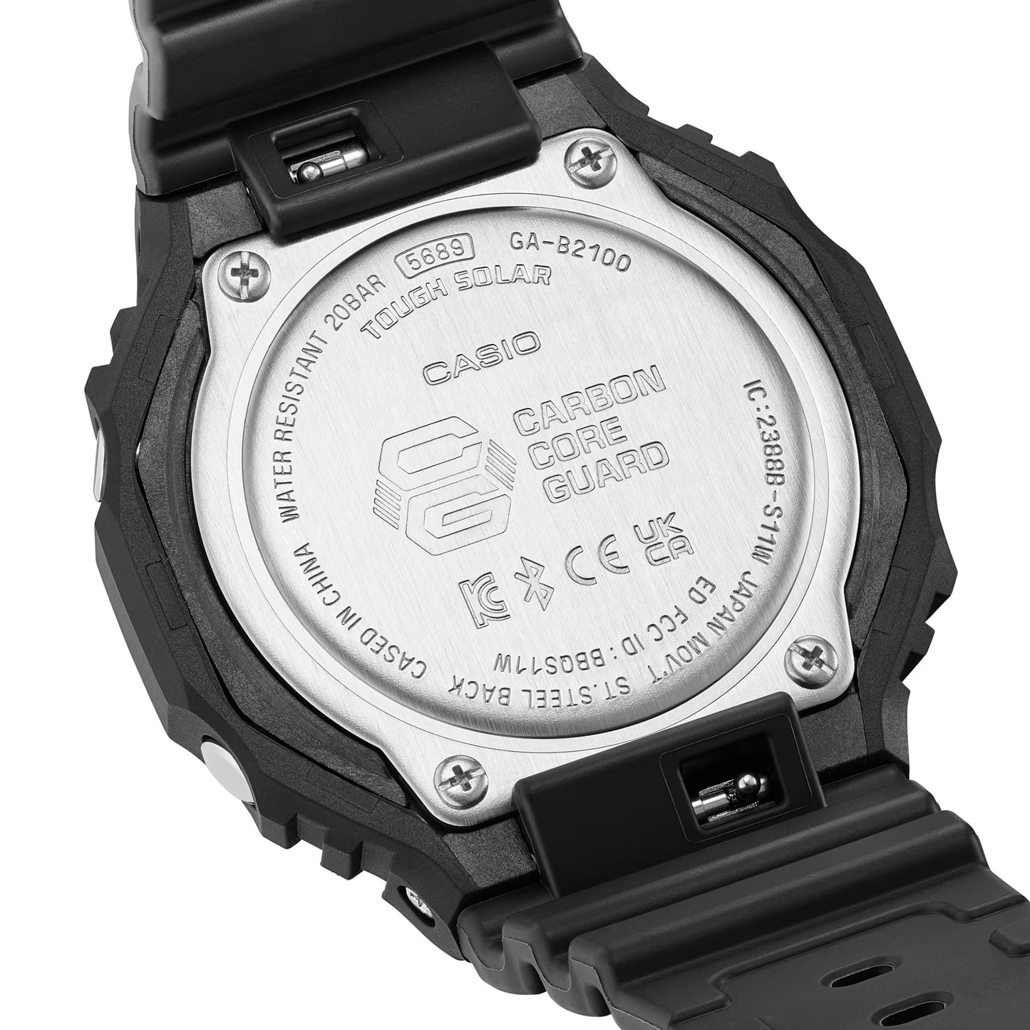 Reloj Análogo-Digital Octagon Carbon Core Serie Caution Juvenil Negro de Hombre
