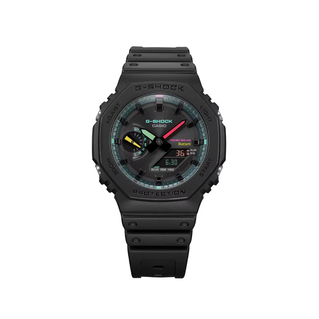 Reloj Análogo Digital Casual Negro de Hombre