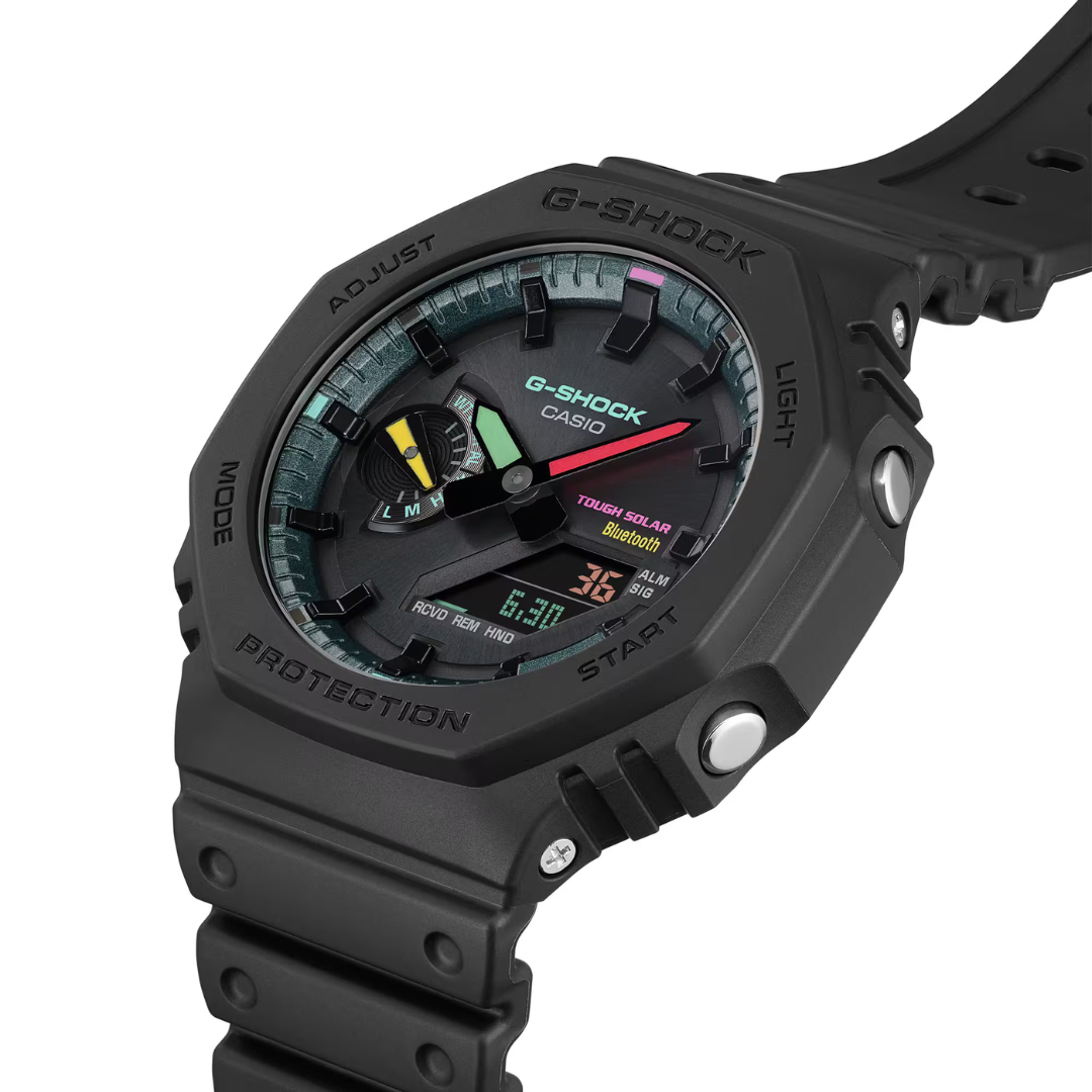 Reloj Análogo Digital Casual Negro de Hombre