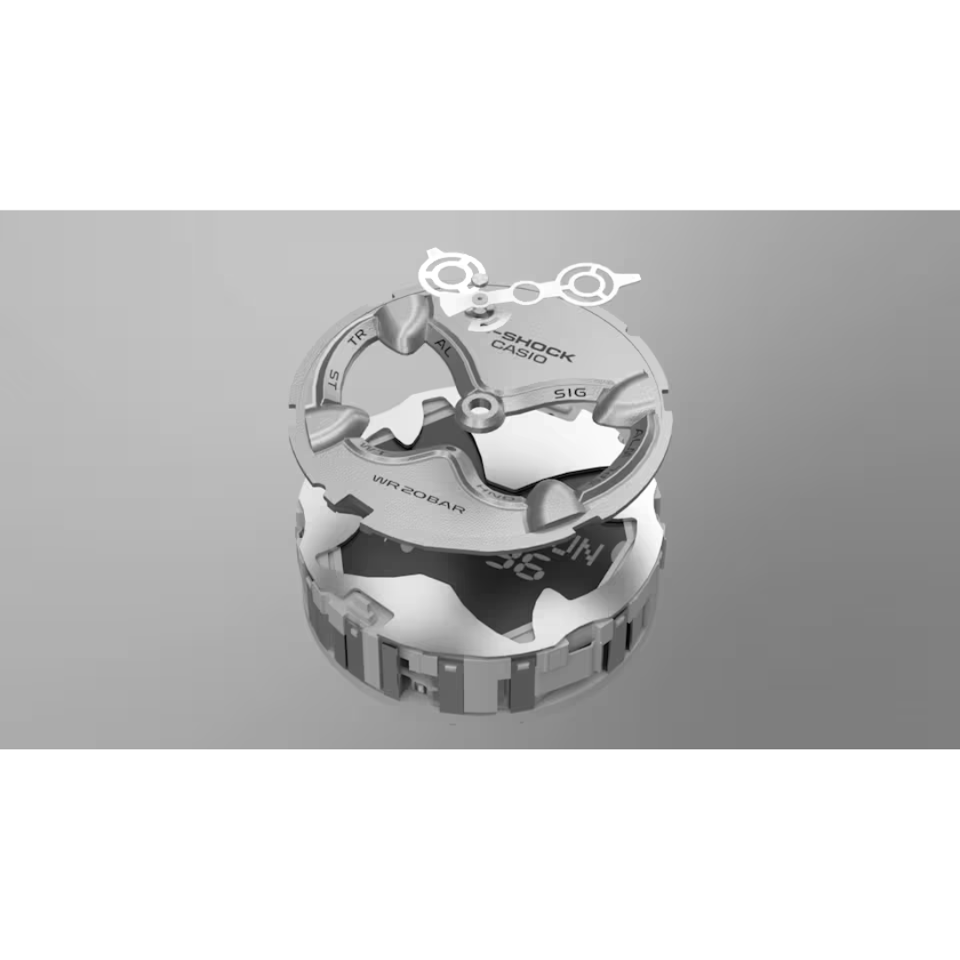 Reloj Análogo Digital Casual/Juvenil Negro de Hombre
