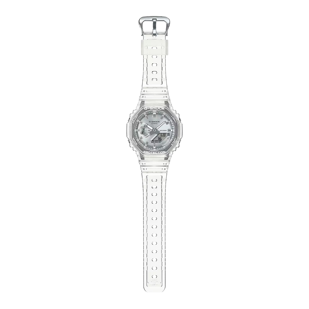 Reloj Análogo Digital Casual Transparente de Hombre