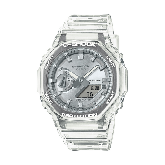 Reloj Análogo Digital Casual Transparente de Hombre