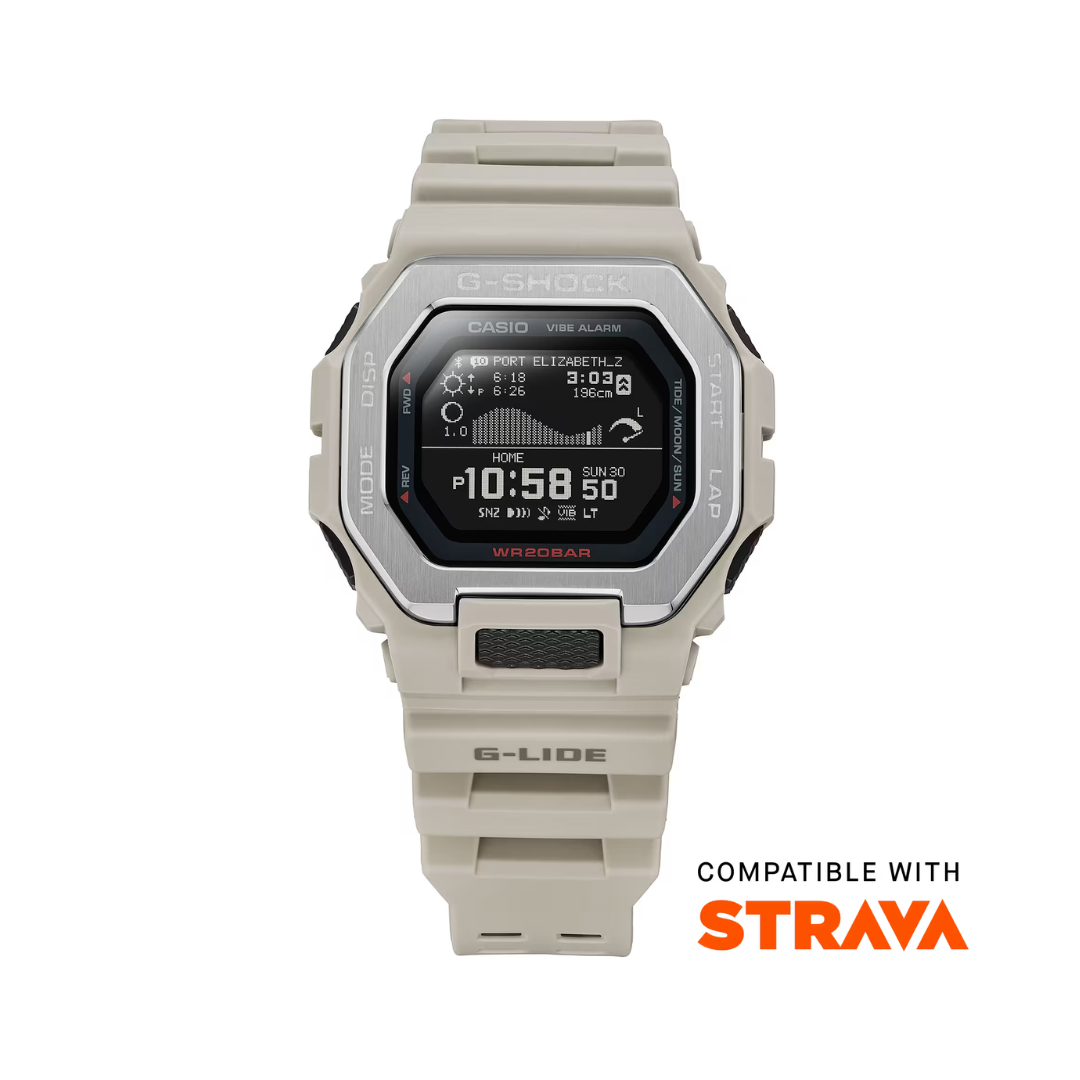 Reloj Digital Sport Crema de Hombre
