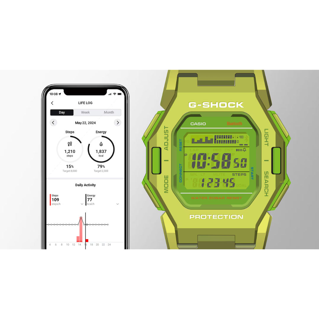 Reloj Digital Sport Verde de Hombre
