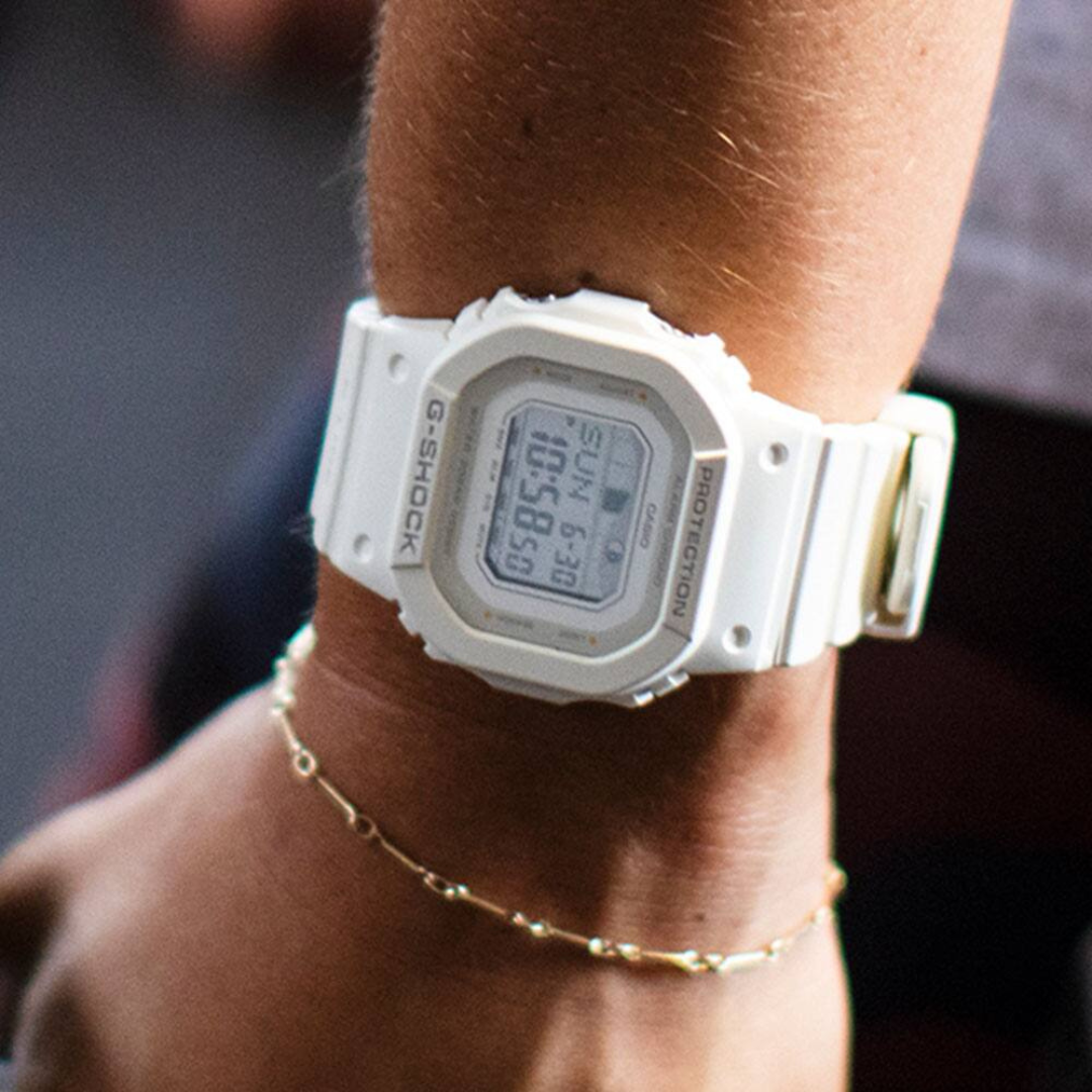 Reloj Digital Sport Crema de Hombre