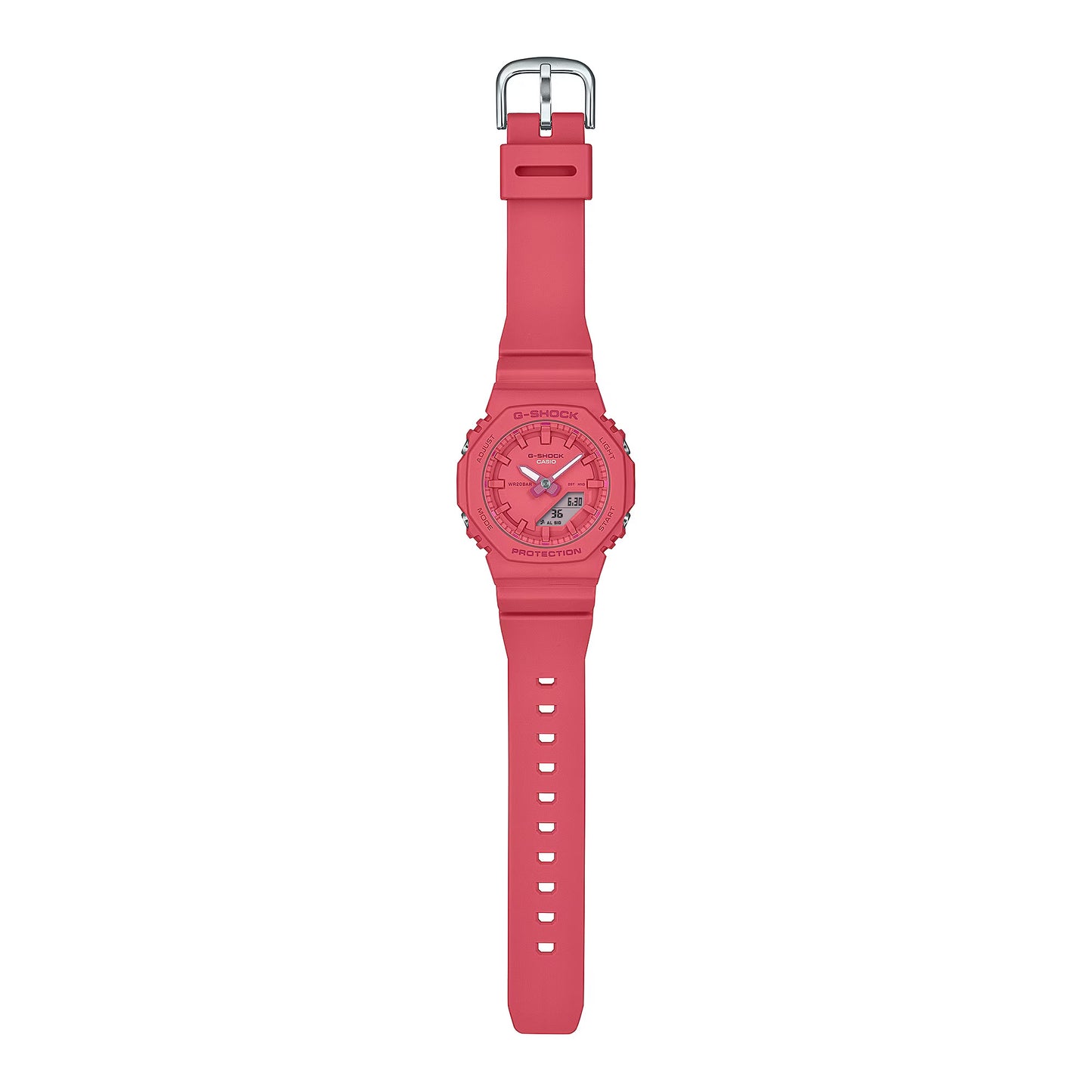 Reloj Análogo-Digital Vintage Rosado de Mujer
