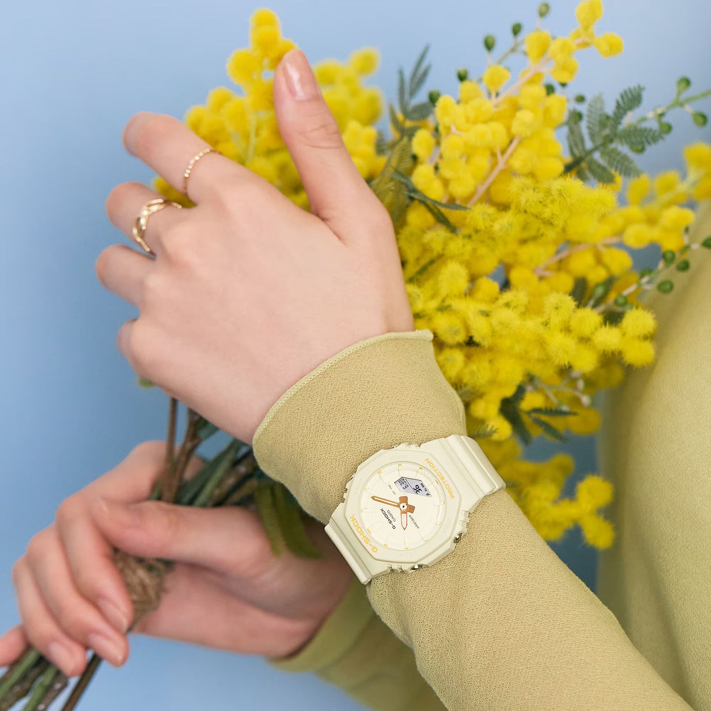 Reloj Análogo-Digital Juvenil Blanco de Mujer