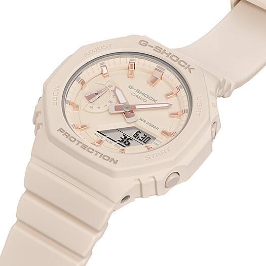 Reloj Análogo-Digital Octagon Carbon Core Sport Crema de Mujer