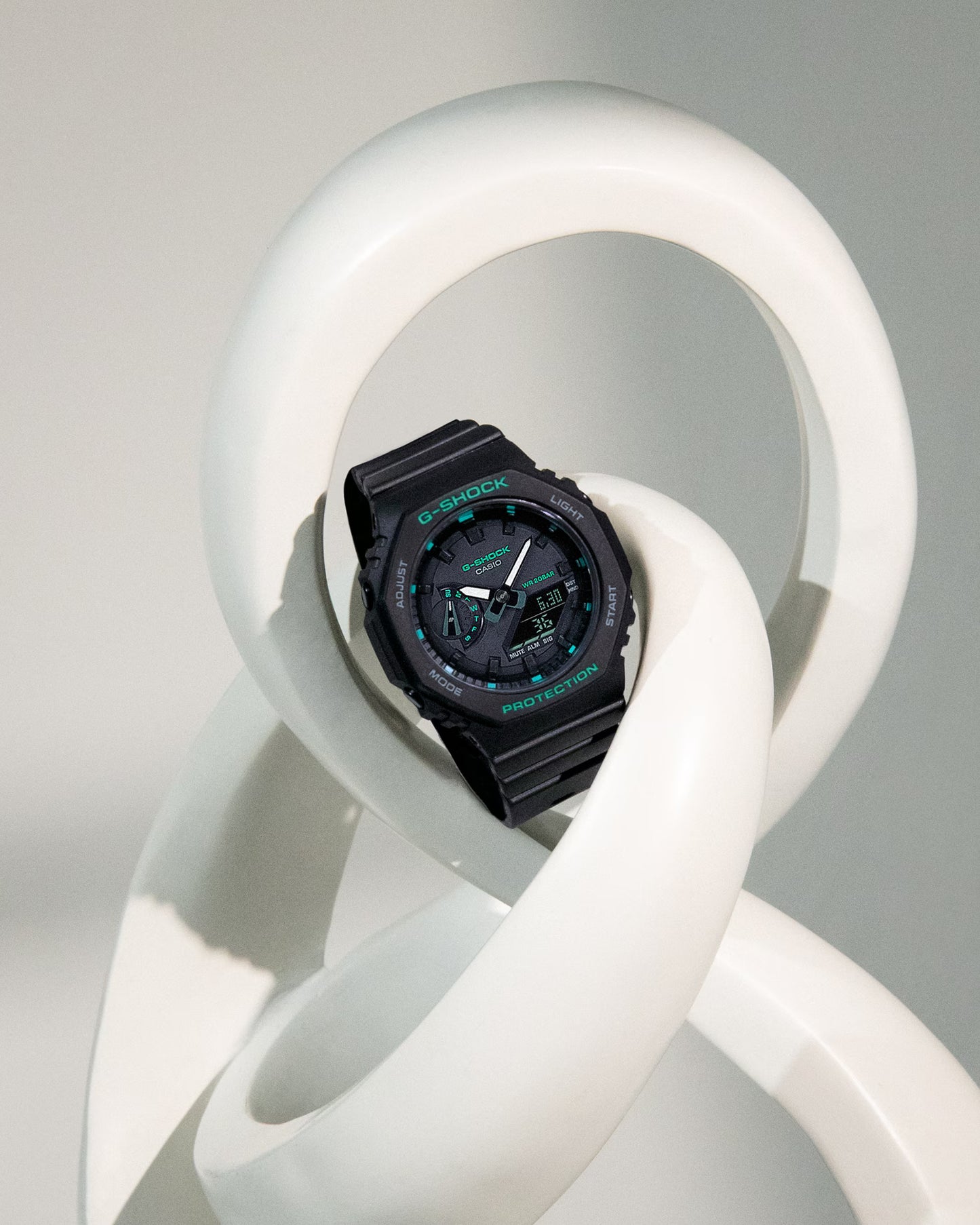 Reloj Análogo-Digital Octagon Carbon Core Juvenil Negro de Mujer