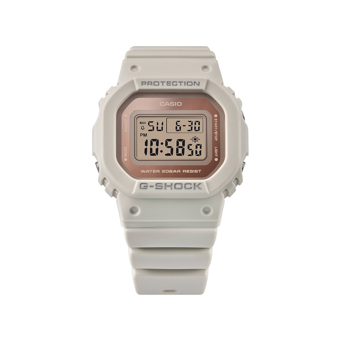 Reloj Digital The Origin Slim Sport Crema de Mujer
