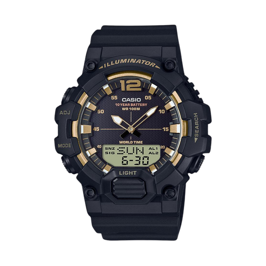 Reloj Análogo-Digital Illuminator Sport Dorado de Hombre