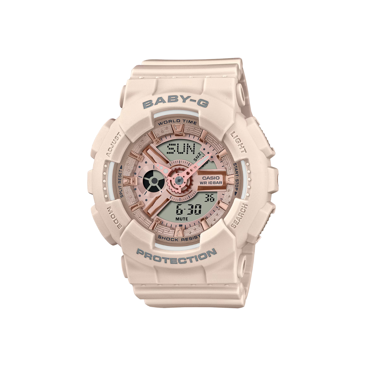 Reloj Análogo Digital Casual Rosado de Mujer