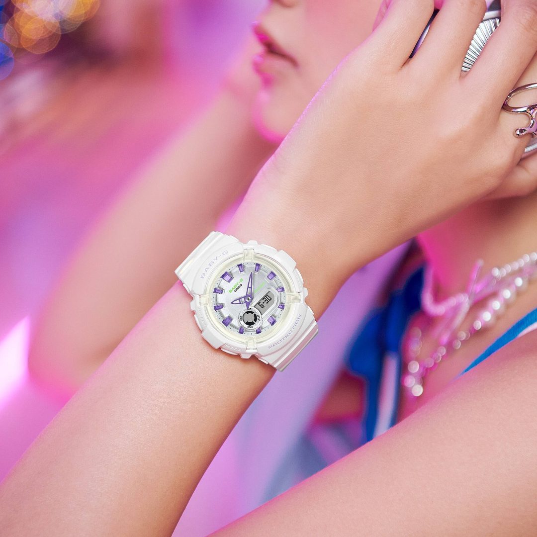 Reloj Análogo-Digital Juvenil Blanco de Mujer