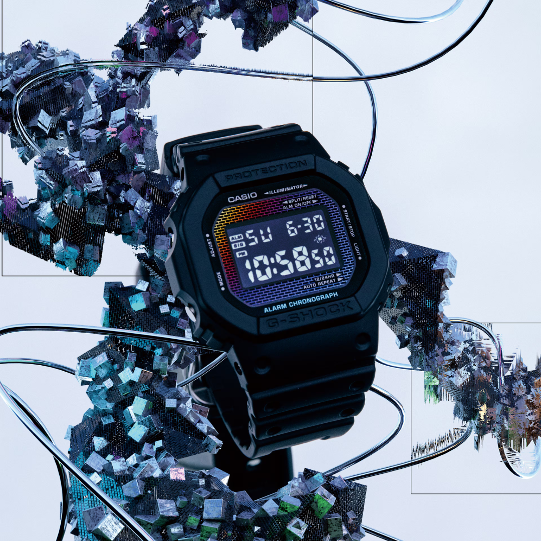 Reloj Digital Casual Negro de Hombre
